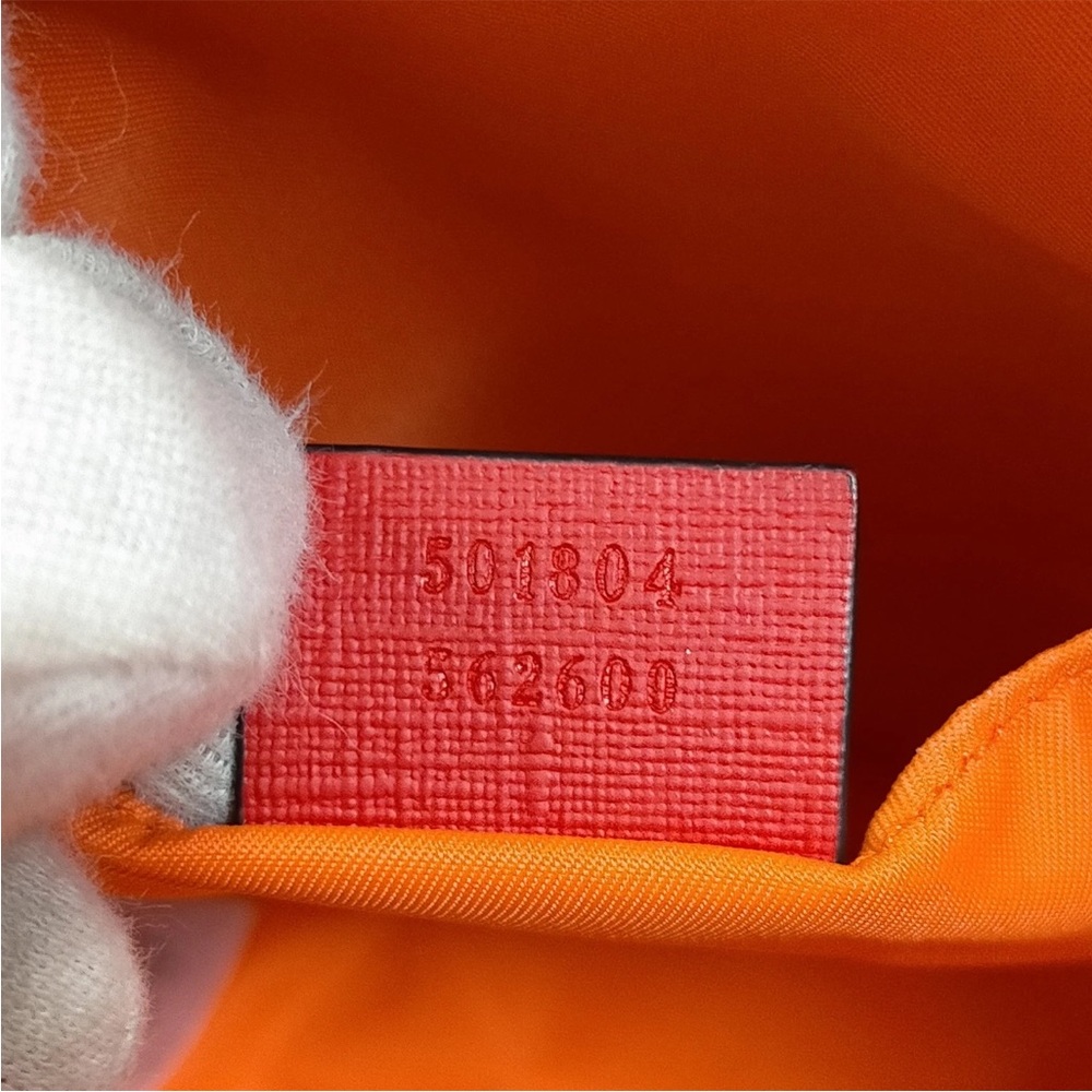Gucci Girl's GG Supreme Rainbow Bow Tote - Picture 10 of 14
